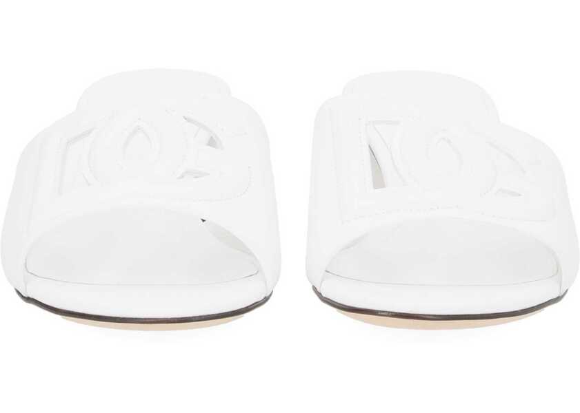 Balerini Dolce & Gabbana Heeled Sandal WHITE Femei (BM 19719557) 3