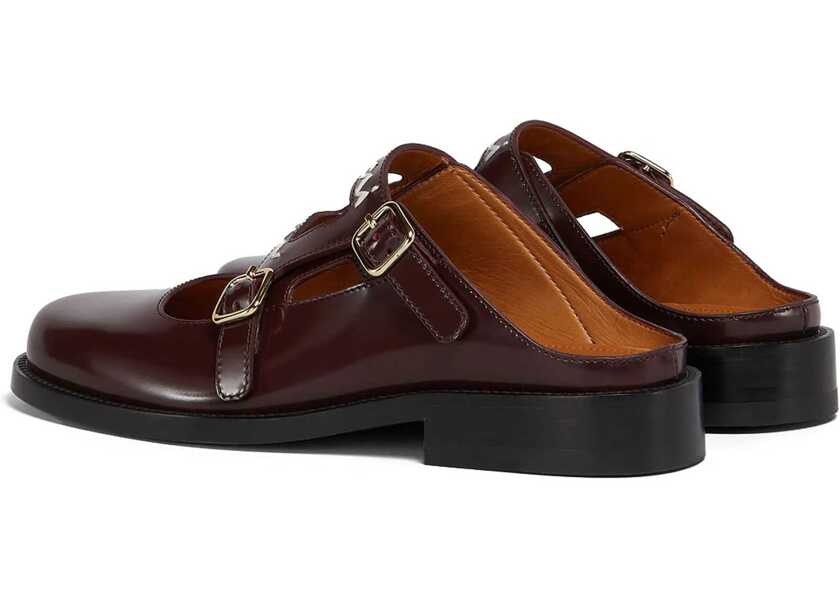 Sandale Marni Moccasin Sabot Bambi 3.0 BORDEAUX Femei (BM 19719560) 3