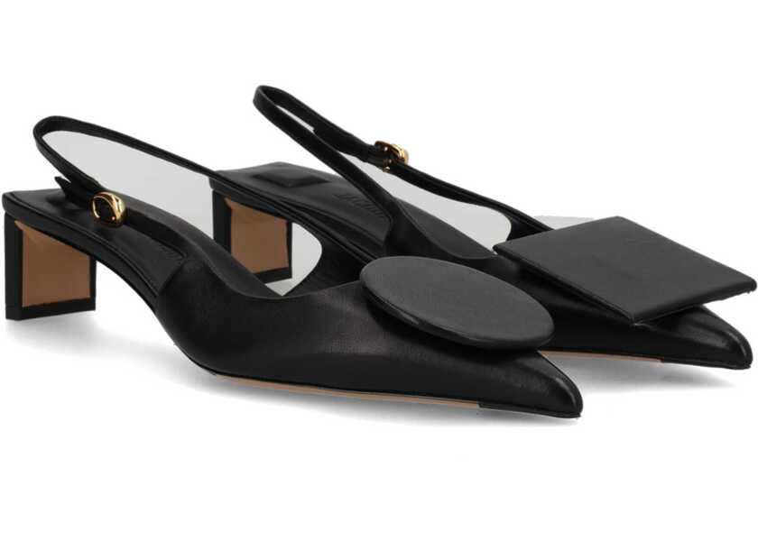 Sandale JACQUEMUS Les Slingbacks Duelo Shoe BLACK Femei (BM 19719626) 2