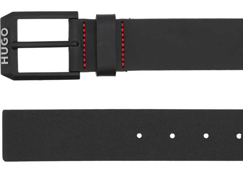 Curele Hugo Boss Leather Belt BLACK Barbati (BM 19719653) 2
