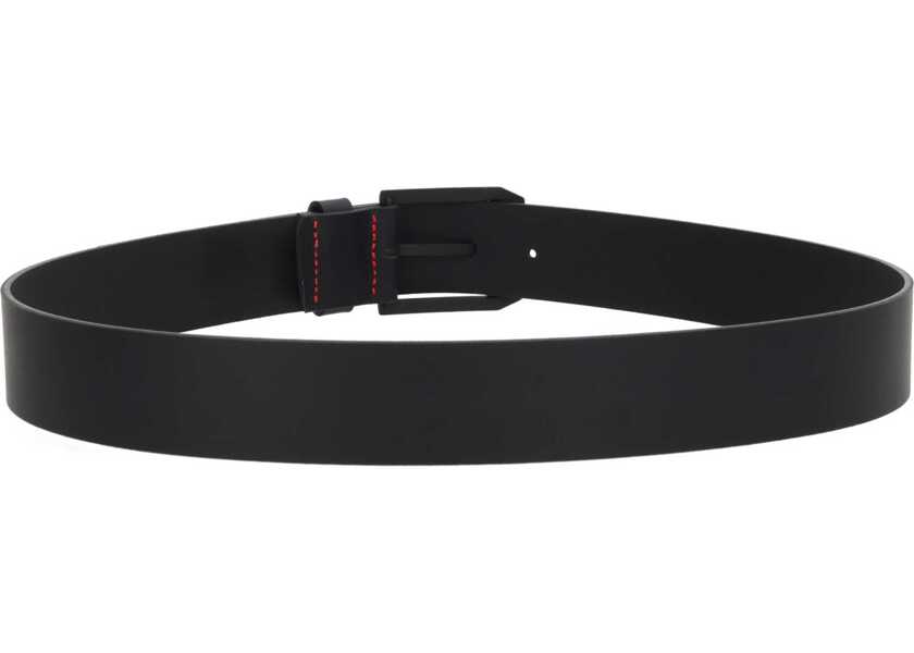 Curele Hugo Boss Leather Belt BLACK Barbati (BM 19719653) 3