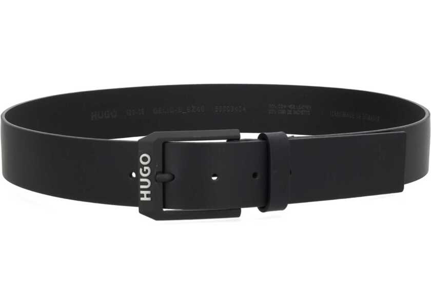 Curele Hugo Boss Leather Belt BLACK Barbati (BM 19719653) 1