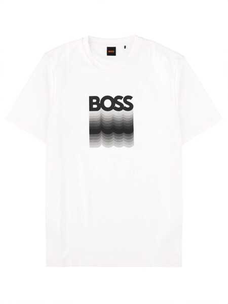 Tricouri Hugo Boss T-Shirt With Logo WHITE Barbati (BM 19719671) 1