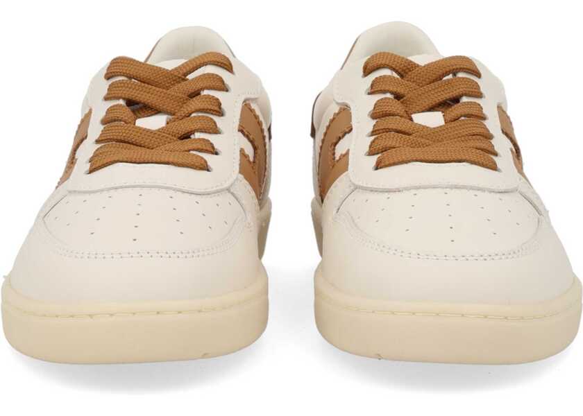 Sneakers Hogan Leather Sneaker BEIGE Femei (BM 19719686) 3