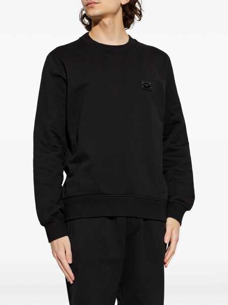 Bluze de trening Dolce & Gabbana Sweatshirt With Logo Patch BLACK Barbati (BM 19719707) 3