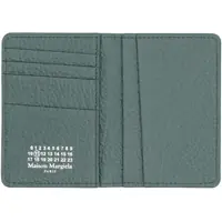 Portofele pentru Barbati - Portofele Maison Margiela Leather Card Holder GREEN Barbati (BM 19719710) - B-mall.ro