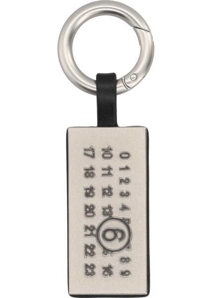 Brelocuri MM6 Maison Margiela Keychain With Logo BLACK Femei (BM 19719716) 1