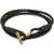 Tom Ford Braided Leather Bracelet GREEN