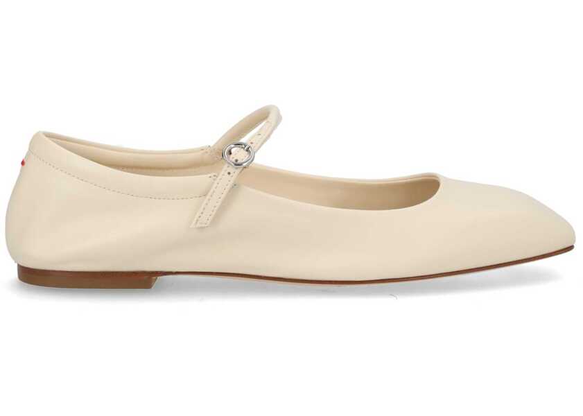Balerini AEYDE Uma Mary-Jane Shoe IVORY Femei (BM 19719764) 1
