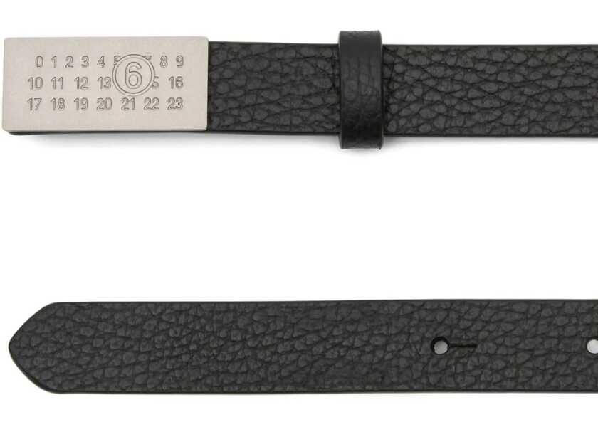 Curele MM6 Maison Margiela Numeric Belt BLACK Femei (BM 19719785) 2