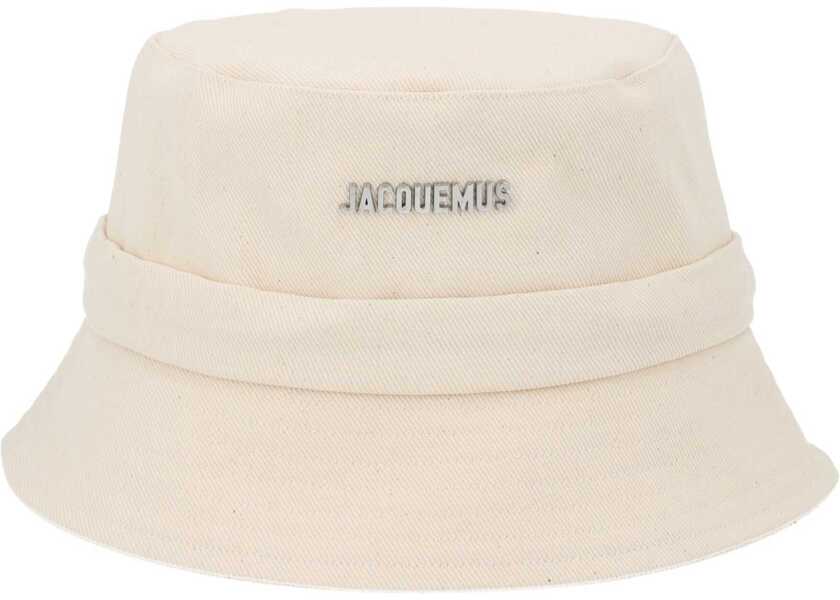 Palarii JACQUEMUS Fishermans Hat Gadjo WHITE Femei (BM 19719794) 1