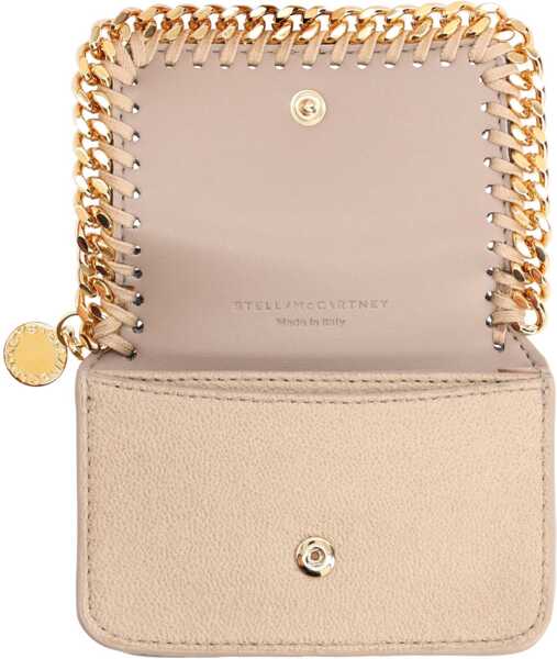 Portofele Stella McCartney Falabella Wallet BEIGE Femei (BM 19719836) 3