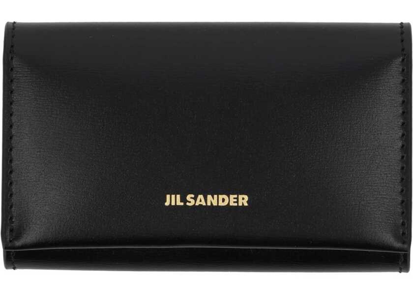 Brelocuri Jil Sander Leather Keychain Clutch Bag BLACK Femei (BM 19719848) 1