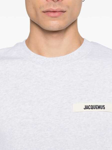Tricouri JACQUEMUS Grosgrain T-Shirt GREY Barbati (BM 19719923) 5