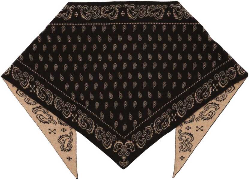 Poncho GUEST IN RESIDENCE Bandana The Wild Rag BROWN Femei (BM 19719938) 4