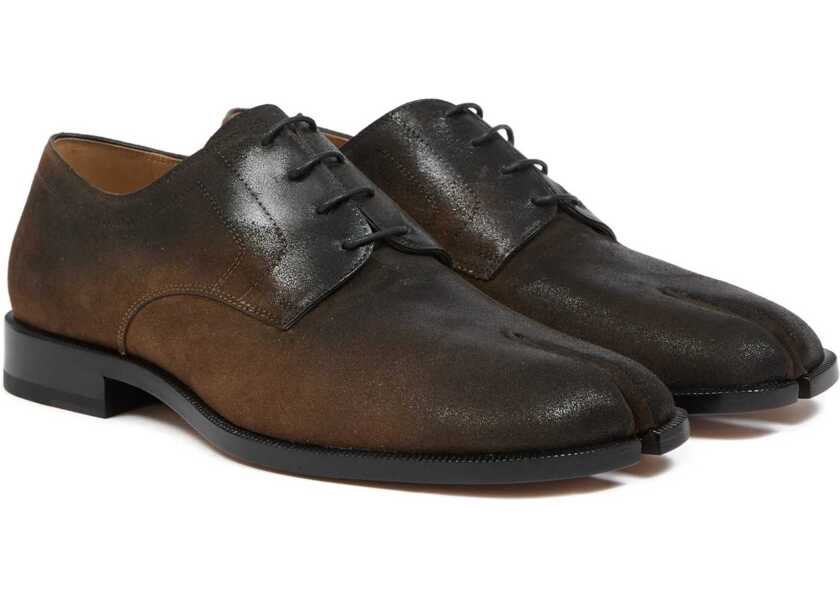 Pantofi eleganti Maison Margiela Tabi Lace-Up Shoes BROWN Barbati (BM 19719986) 2