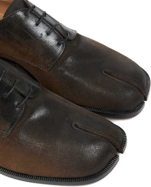 Pantofi eleganti Maison Margiela Tabi Lace-Up Shoes BROWN Barbati (BM 19719986) 5