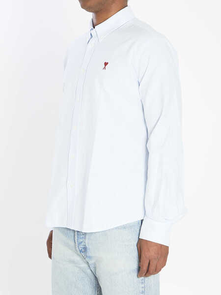 Camasi AMI Paris Ami De Coeur Shirt LIGHT BLUE Barbati (BM 19719989) 2