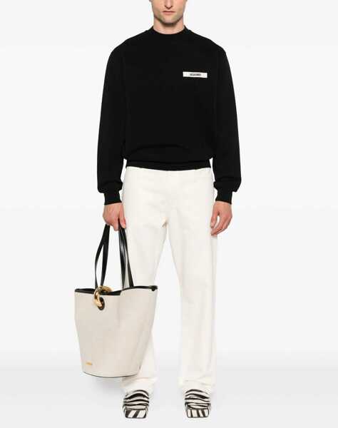 Pulovere JACQUEMUS Gros Grain Sweater BLACK Barbati (BM 19719995) 2