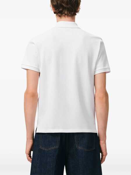 Tricouri Polo AMI Paris Ami De Coeur Polo WHITE Barbati (BM 19720001) 4