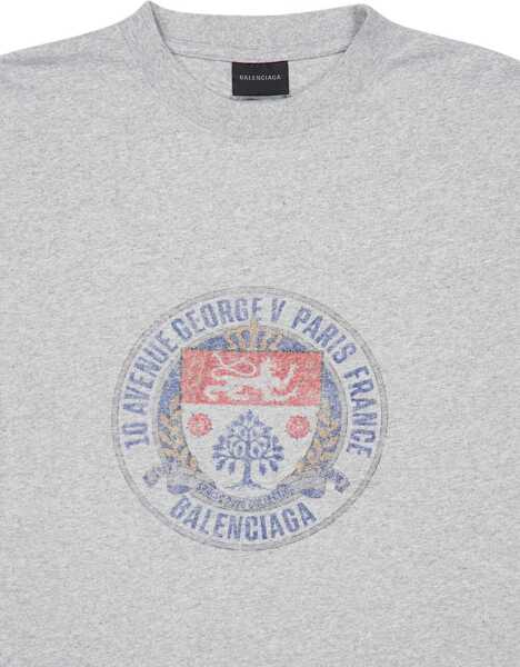 Tricouri Balenciaga Cotton Jersey T-Shirt GREY Barbati (BM 19720016) 3