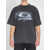 Balenciaga Washed Crayon Loop T-Shirt BLACK