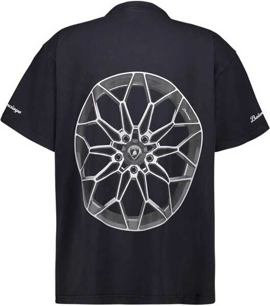 Tricouri Balenciaga Lamborghini T-Shirt BLACK Barbati (BM 19720031) 2