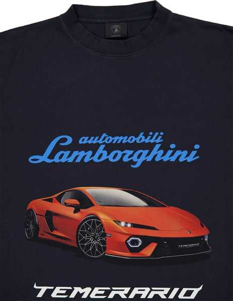Tricouri Balenciaga Lamborghini T-Shirt BLACK Barbati (BM 19720031) 4