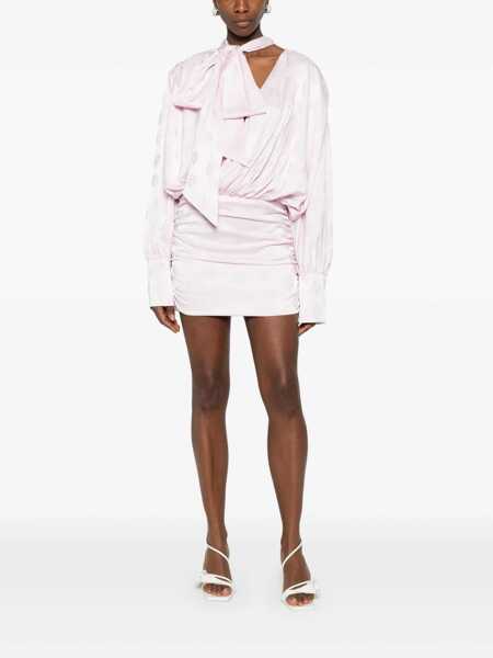 Rochii scurte ROTATE Birger Christensen MAXINE DRESS Pink Femei (BM 19720443) 2