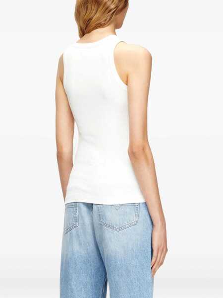 Topuri Diesel Jersey Tops White Femei (BM 19720446) 4