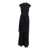 ROTATE Birger Christensen ESTRID LONG DRESS Black  