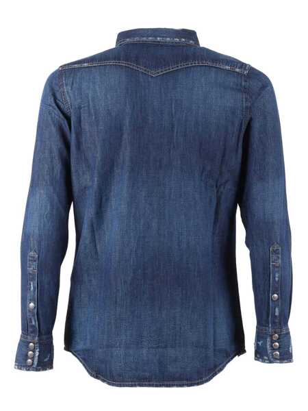 Camasi casual Diesel Shirts Blue Barbati (BM 19720557) 2
