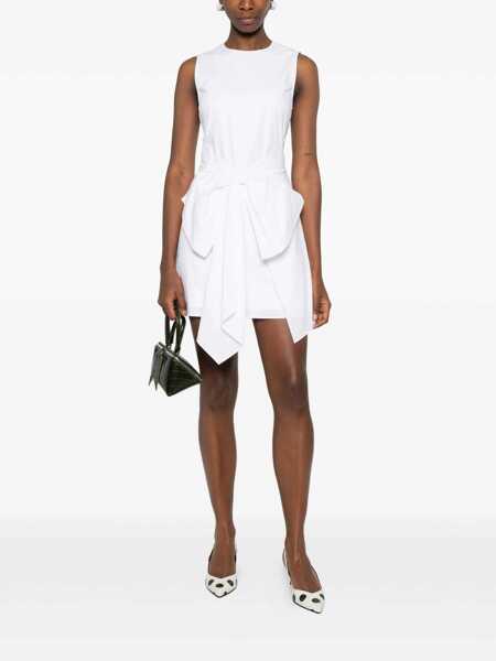 Rochii scurte ROTATE Birger Christensen NOELLE DRESS White Femei (BM 19720587) 2