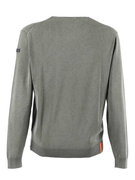 Pulovere casual Rrd techno wash round 16 knit Green Barbati (BM 19720593) 2