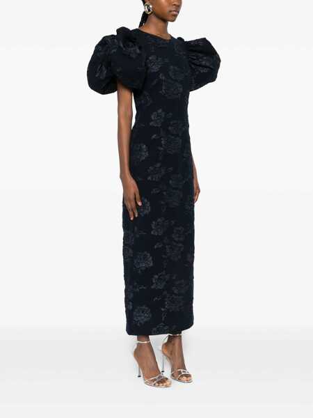 Rochii ROTATE Birger Christensen RUBY LONG DRESS Blue Femei (BM 19720605) 3