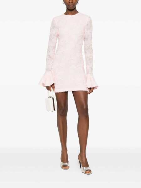 Rochii scurte ROTATE Birger Christensen ROSANA DRESS Pink Femei (BM 19720638) 2