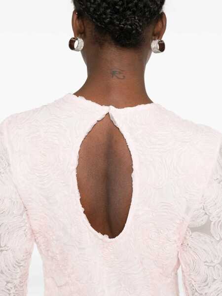 Rochii scurte ROTATE Birger Christensen ROSANA DRESS Pink Femei (BM 19720638) 5