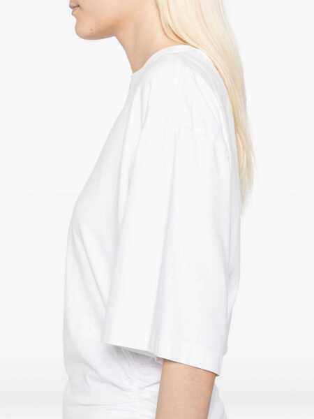 Tricouri AGOLDE SHARI SCULPTURAL TEE White Femei (BM 19720698) 5