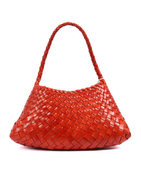 Genti de mana DRAGON DIFFUSION ROSANNA MINI S. CROCE Orange Femei (BM 19720749) 3