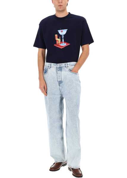 Tricouri DRLE DE MONSIEUR Cocktail T-Shirt BLUE Barbati (BM 19720784) 2