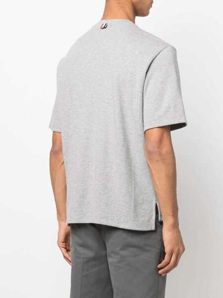 Tricouri Thom Browne Milan T-Shirt GREY Barbati (BM 19720790) 4