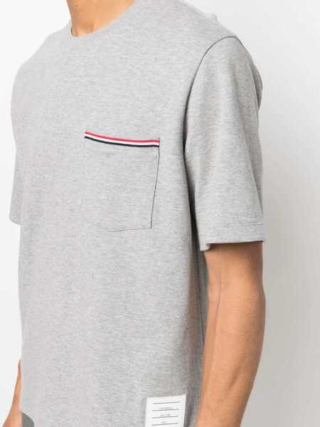Tricouri Thom Browne Milan T-Shirt GREY Barbati (BM 19720790) 5
