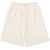 DR&Ocirc;LE DE MONSIEUR "Monogramme" Shorts WHITE