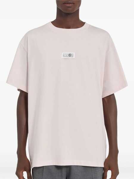 Tricouri MM6 Maison Margiela T-Shirt Numeric PINK Barbati (BM 19720805) 5