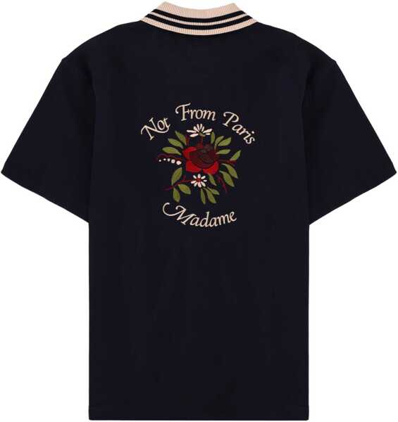 Camasi casual DRLE DE MONSIEUR Slogan Rose Shirt BLUE Barbati (BM 19720826) 3