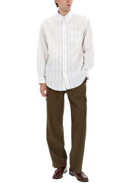 Camasi casual DRLE DE MONSIEUR Monogramme Shirt WHITE Barbati (BM 19720832) 2