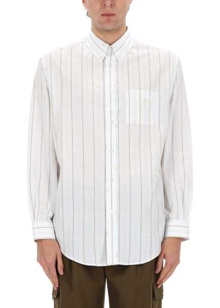 Camasi casual DRLE DE MONSIEUR Monogramme Shirt WHITE Barbati (BM 19720832) 4