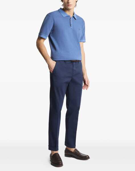 Tricouri Polo Fay Polo With Logo BLUE Barbati (BM 19720874) 2