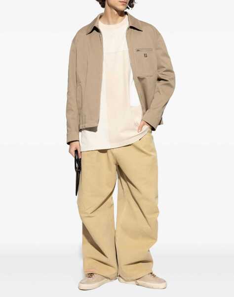 Tricouri Golden Goose T-Shirt With Logo IVORY Barbati (BM 19720877) 2