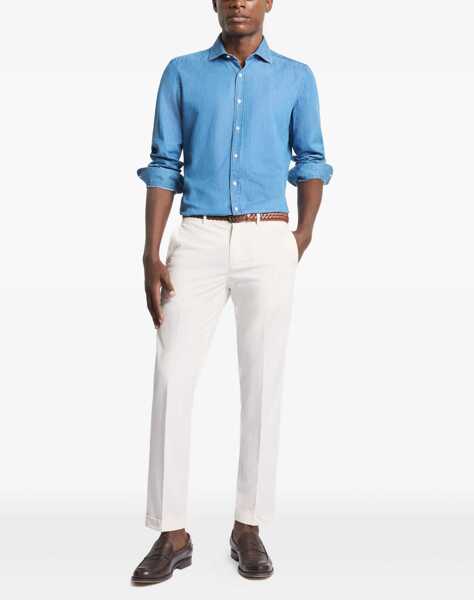 Camasi de blugi Fay Denim Shirt BLUE Barbati (BM 19720922) 2